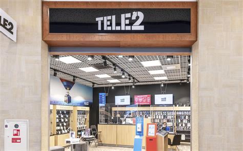 Tele2 parduotuvės fasadas
