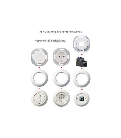 RJ-45 kištuko ir lizdo schemos