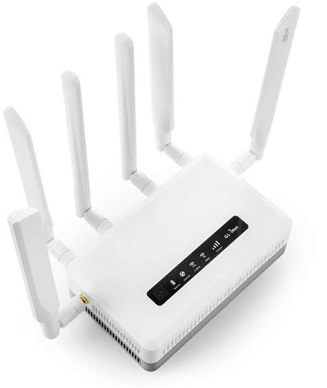 Wi-Fi maršrutizatorius su šviečiančiais indikatoriais