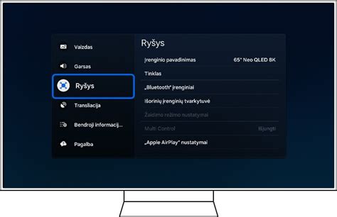 Maršrutizatoriaus ir televizoriaus simbolinis ryšys