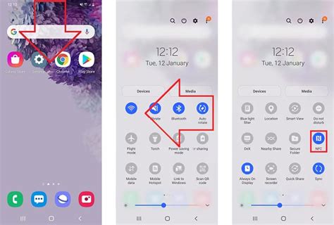 Android telefonas su NFC