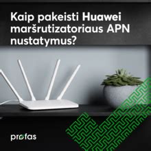 Huawei maršrutizatoriaus prisijungimo langas