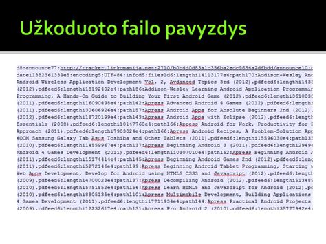 CONFIG failo pavyzdys