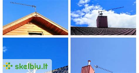 Įvairių tipų televizijos antenų schemos