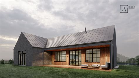 Šiuolaikinio pastato fasado dizainas