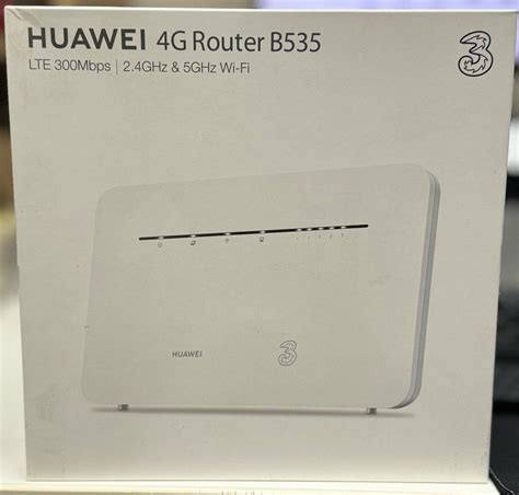 Huawei B535 maršrutizatorius su išorinėmis antenomis