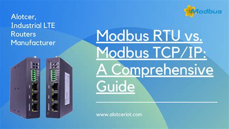 Modbus RTU ir Modbus TCP/IP palyginimas