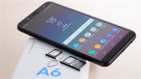 Samsung Galaxy A6 SIM kortelės išėmimas ir valymas