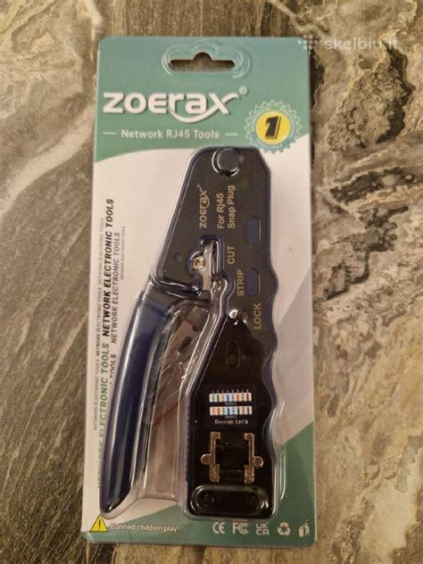 RJ45 jungties presavimo procesas