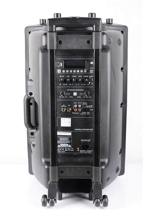 Ibiza Sound PORT15UHF-BT garso kolonėlės dizainas