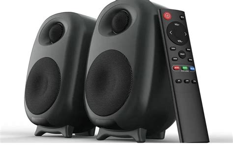 Garso kolonėlės valdymo pultelis su garso reguliavimo rankenėlėmis