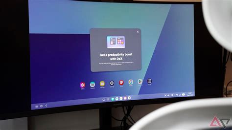 Samsung DeX sąsaja planšetėje