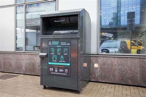 Įvairių tipų RFID žymės, skirtos atliekų konteineriams