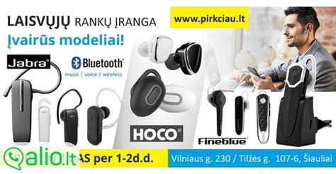 Įvairūs Bluetooth garso siųstuvų modeliai