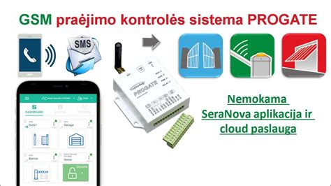 Schema kaip veikia GSM vartų valdiklis